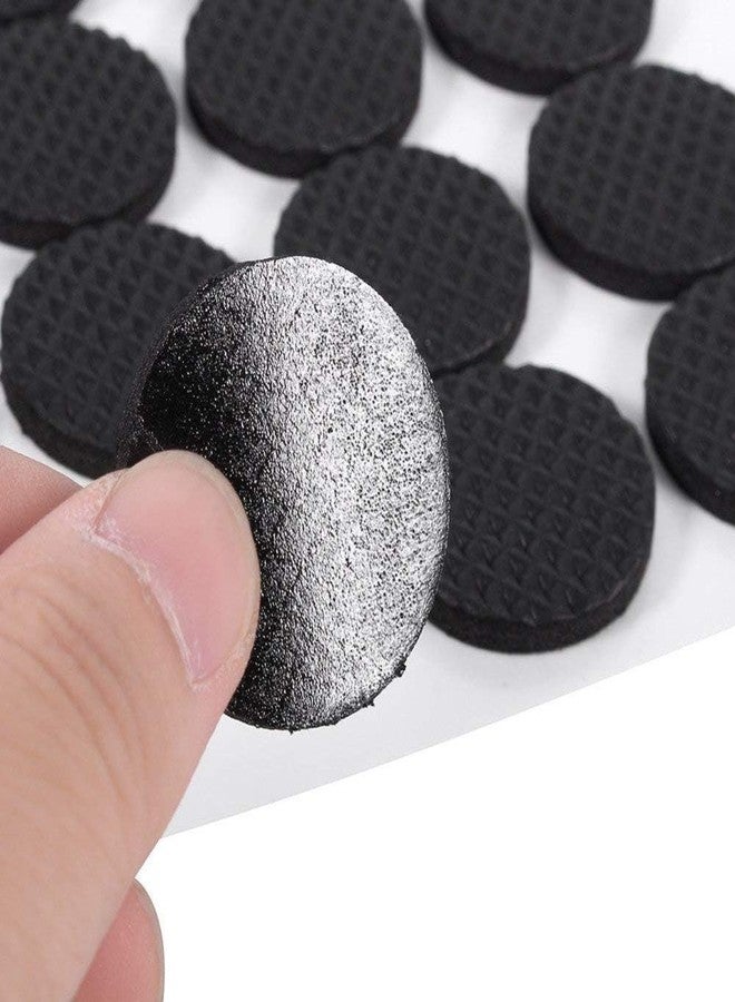 Marve 32 Pcs Furniture Pads Kit || Round Rubber Floor Protector Non Slip Furniture Pads Sofa Bed, Dining Table, Dining Chairs Balance Pad Noise Insulation Pad, Black, 2 CM - Image 4